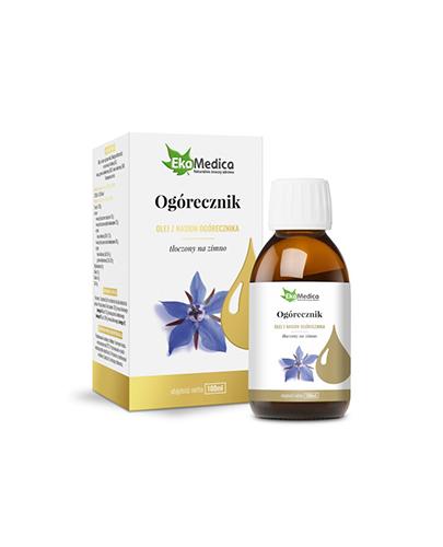 EkaMedica Ogórecznik olej z nasion ogórecznika tłoczony na zimno 100 ml zdjęcie