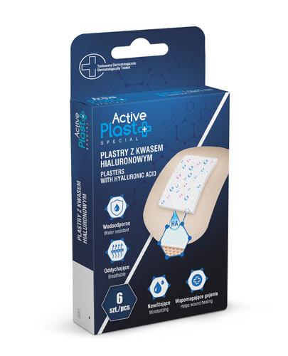 Active Plast Special Plastry z kwasem hialuronowym 7,5 cm x 5 cm, 6 sztuk zdjęcie