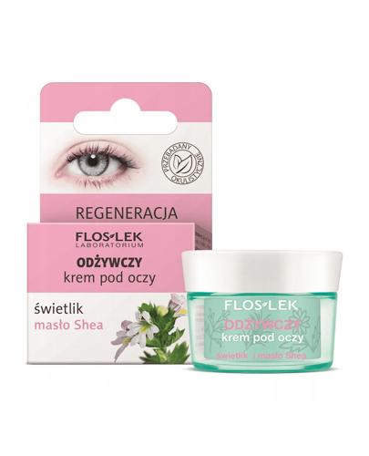 FLOS-LEK ODŻYWCZY Krem pod oczy ze świetlikiem i masłem Shea - 15 ml - cena, opinie, właściwości zdjęcie