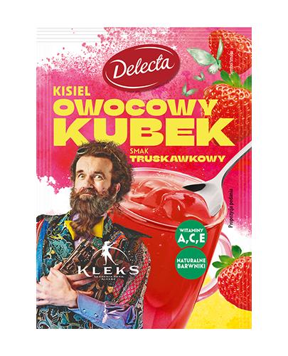 Delecta KLEKS Kisiel owocowy kubek smak truskawkowy, 30 g zdjęcie