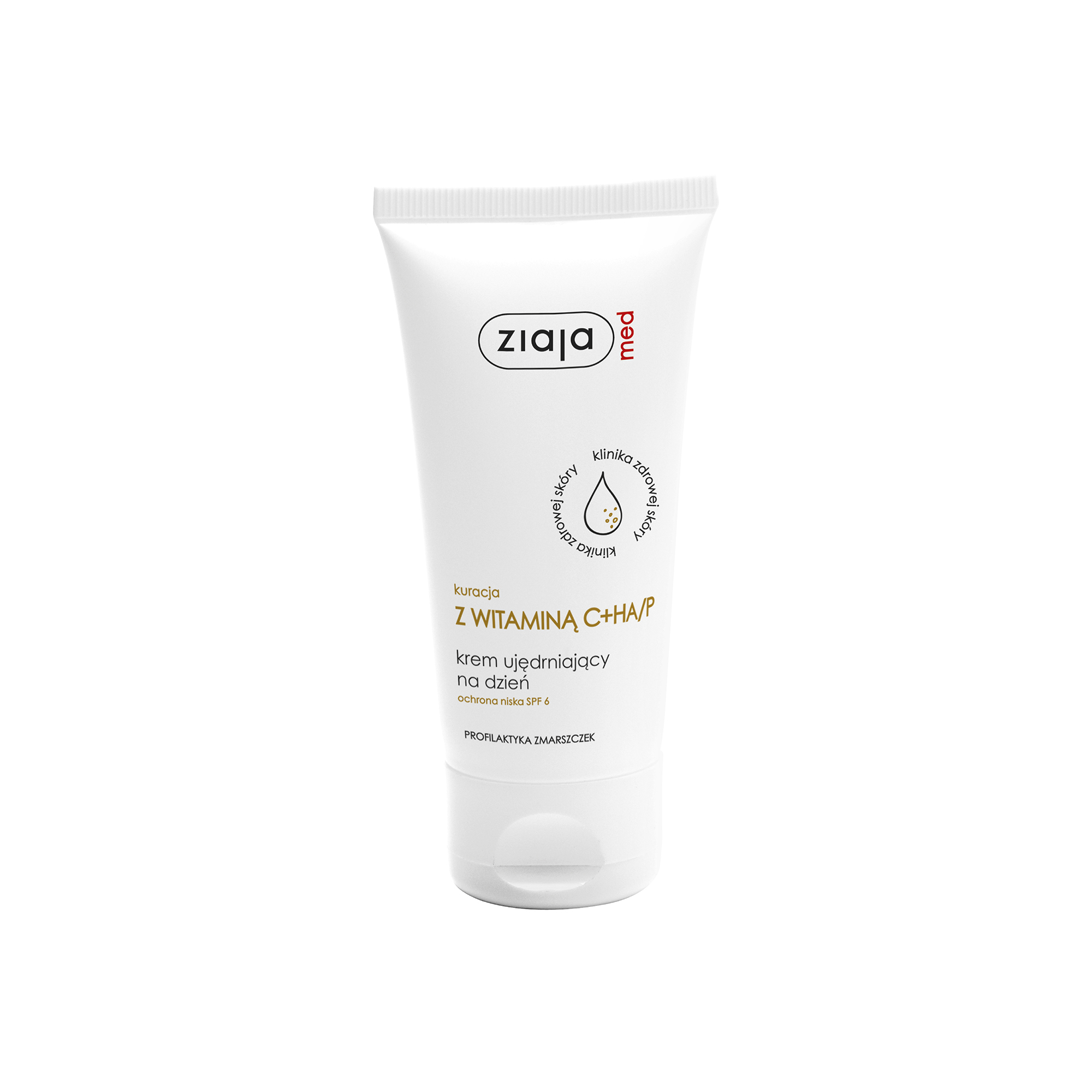 Ziaja Med Kuracja z witaminą C+HA/P, krem ujędrniający na dzień, 50 ml zdjęcie