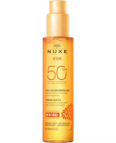 Nuxe Sun olejek do opalania twarzy i ciała SPF50 150 ml zdjęcie