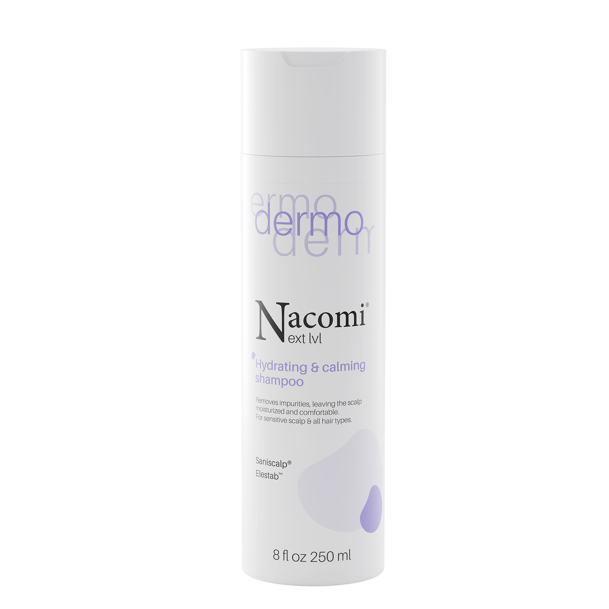 Nacomi Next Level Dermo Szampon do włosów nawilżający-łagodzący, 250 ml zdjęcie