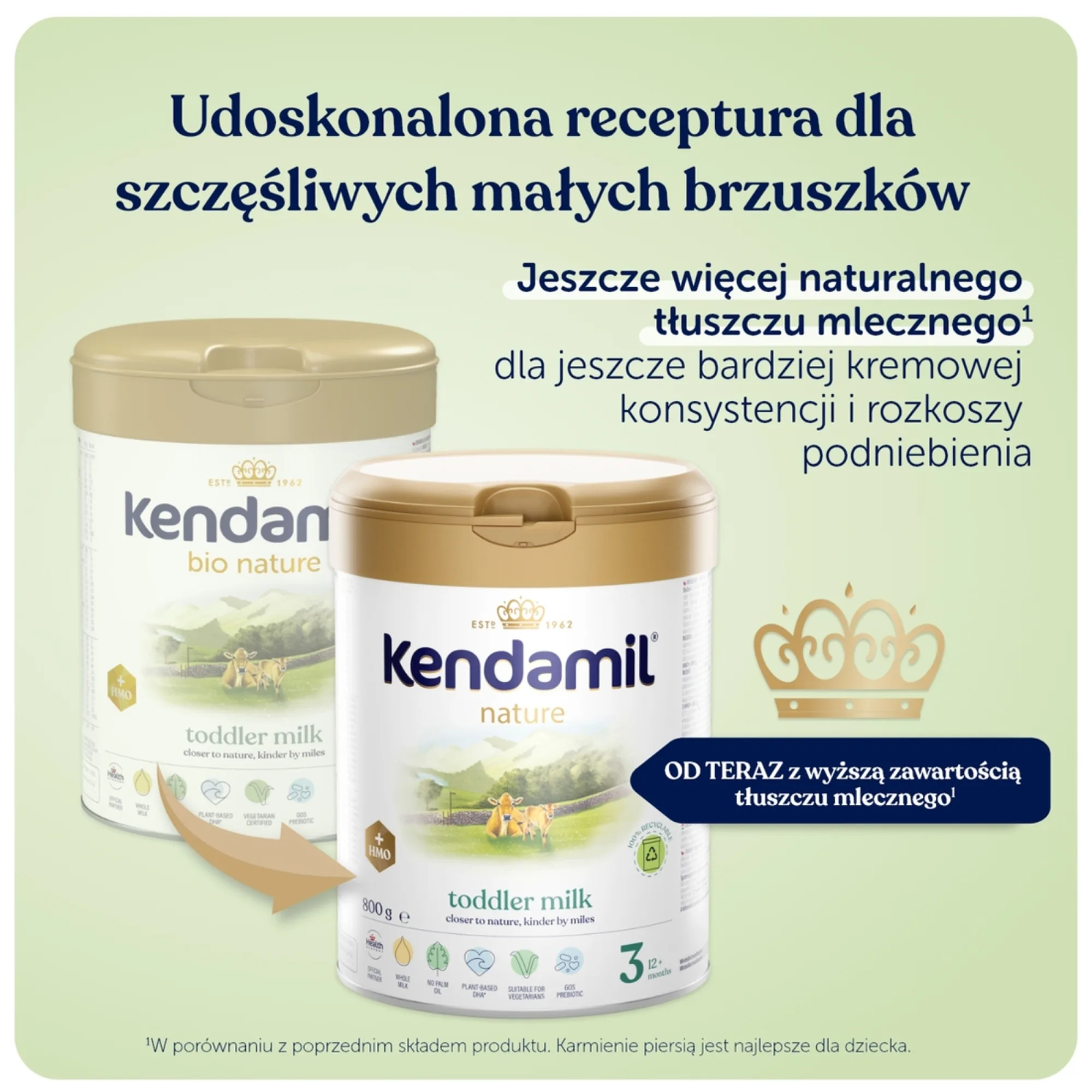 Kendamil, Nature 3 HMO+, 800g