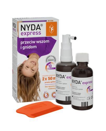 Nyda Express, aerozol przeciw wszom i gnidom, 50 ml x 2 zdjęcie