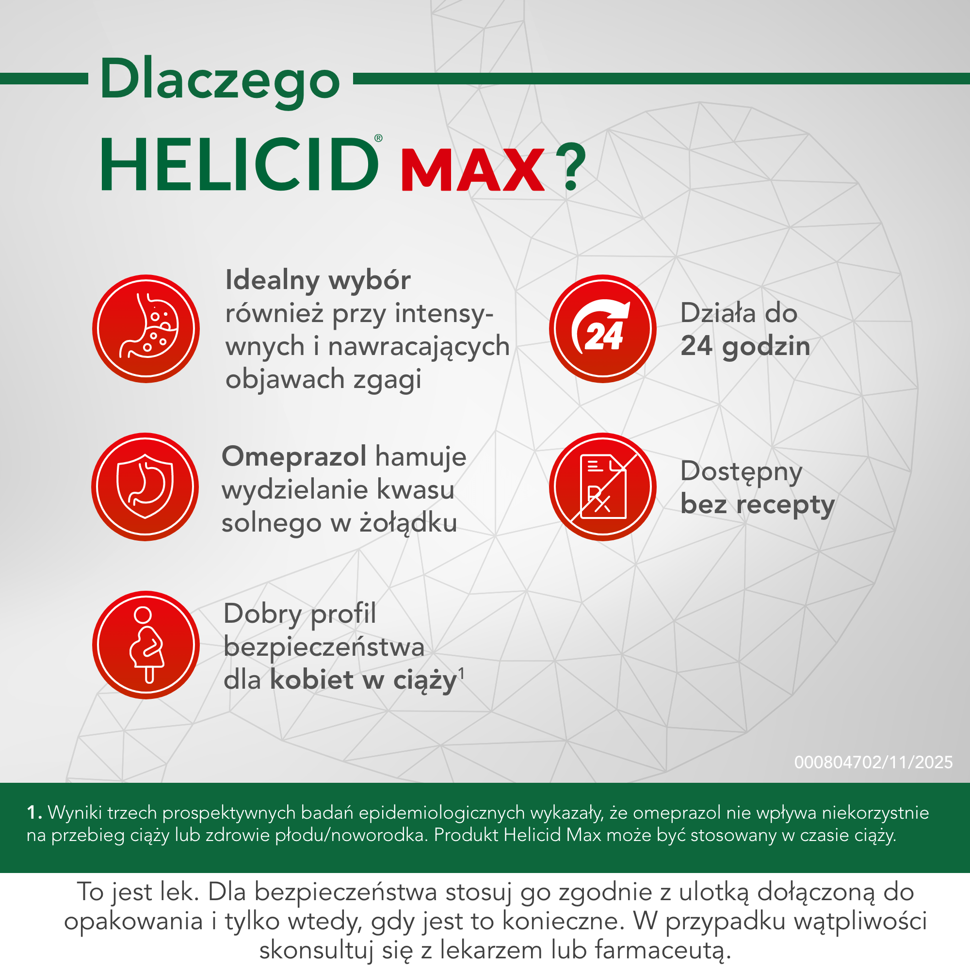 Helicid Max 20 mg 14 kapsułek