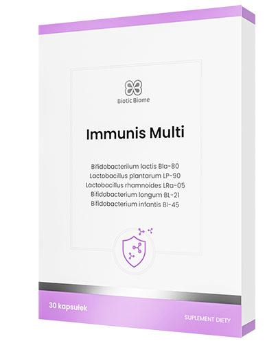 Biotic Biome Immunis Multi, 30 kapsułek, cena, opinie, wskazania zdjęcie