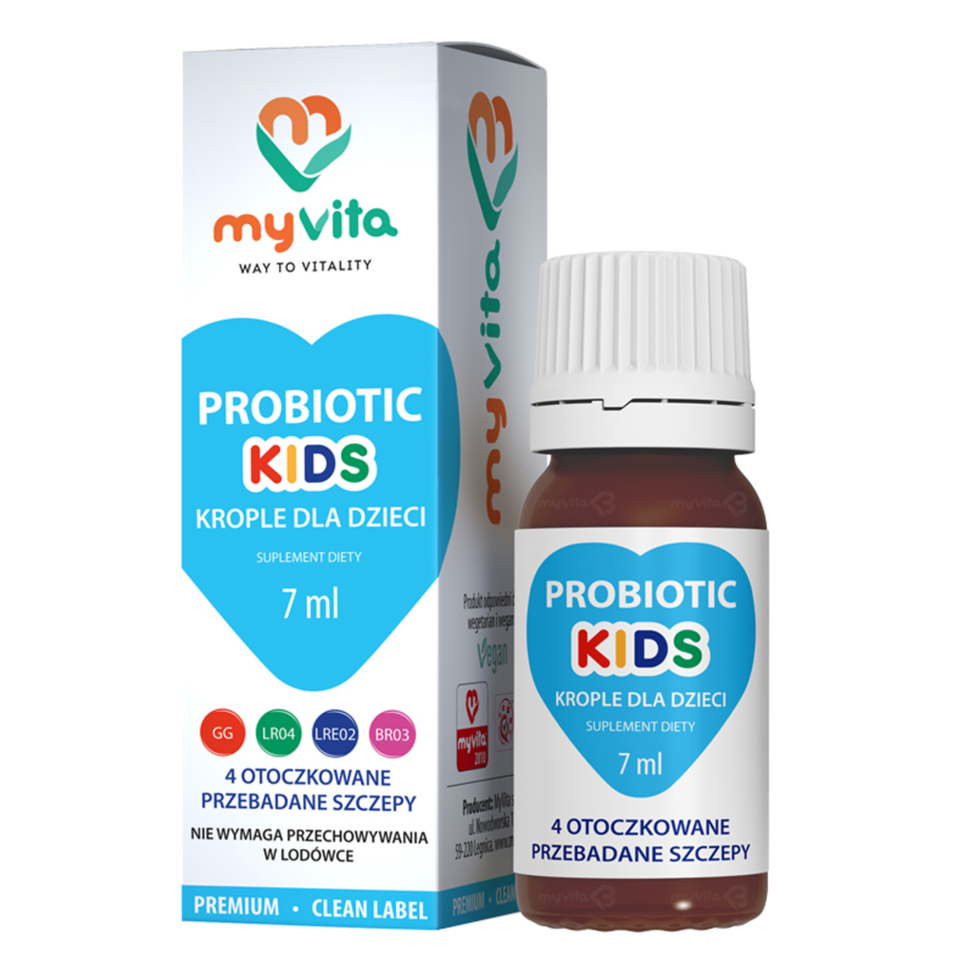 MyVita Probiotyk KIDS krople, 7 ml zdjęcie