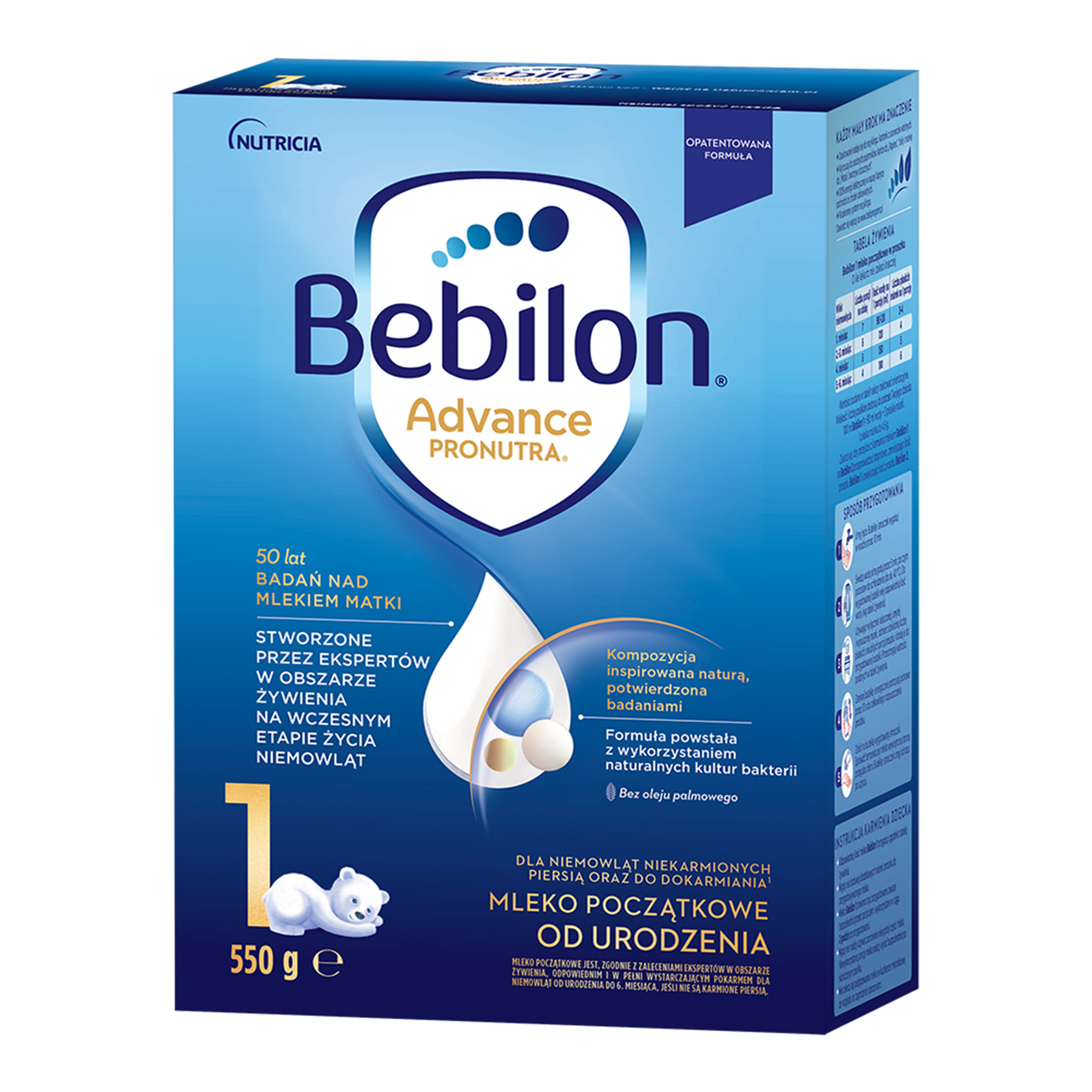 Bebilon 1, mleko w proszku, 550 g zdjęcie