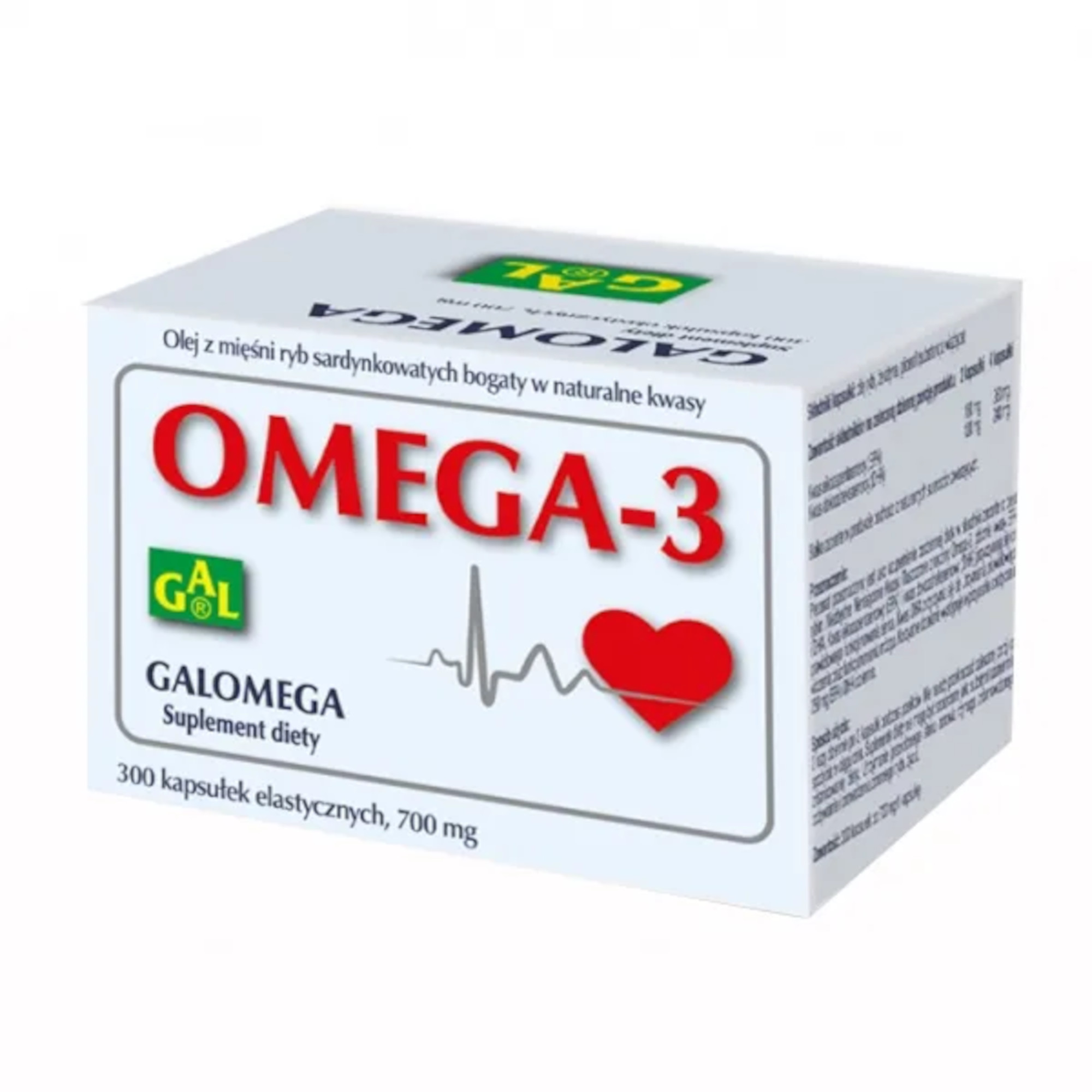 GAL Galomega-3, kapsułki, 300 sztuk zdjęcie