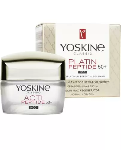 Yoskine Classic Platin Peptide 50+ krem na noc regenerator skóry do cery normalnej i suchej 50 ml zdjęcie