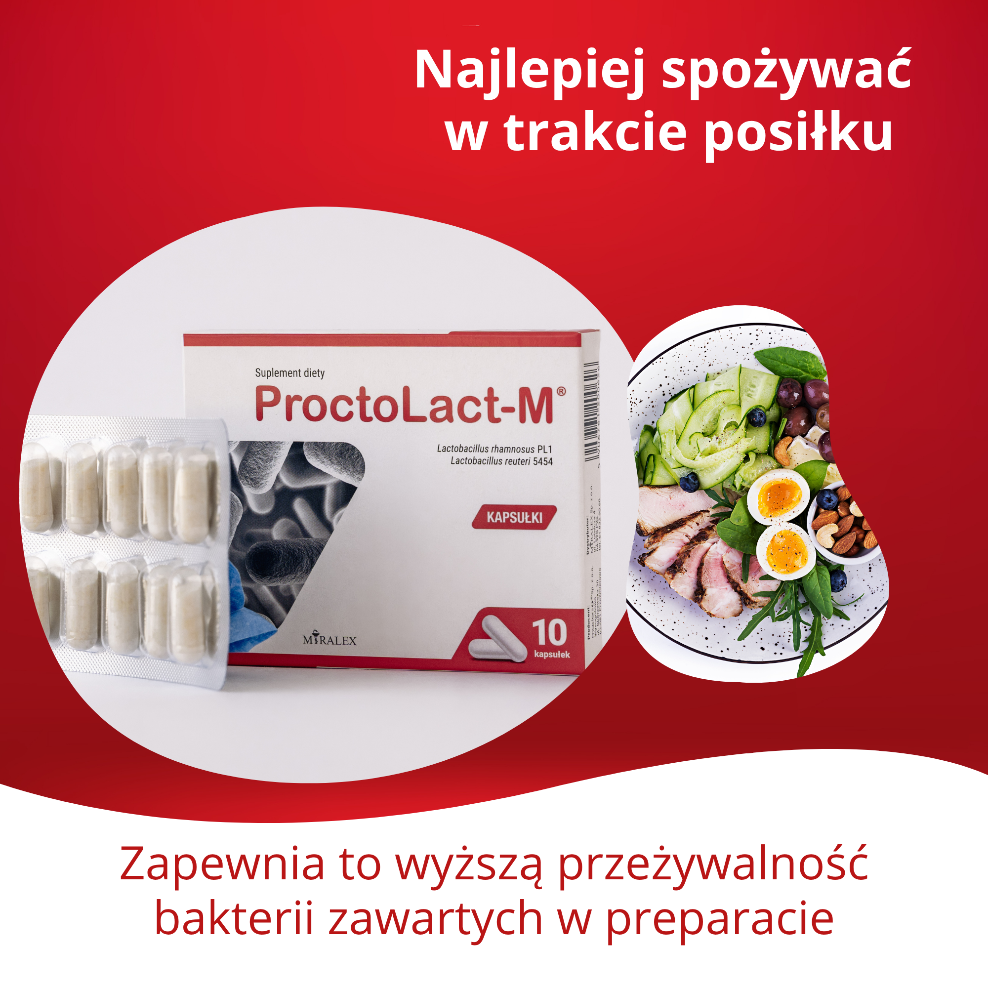 Proctolact-M, 400 mg, 10 kapsułek