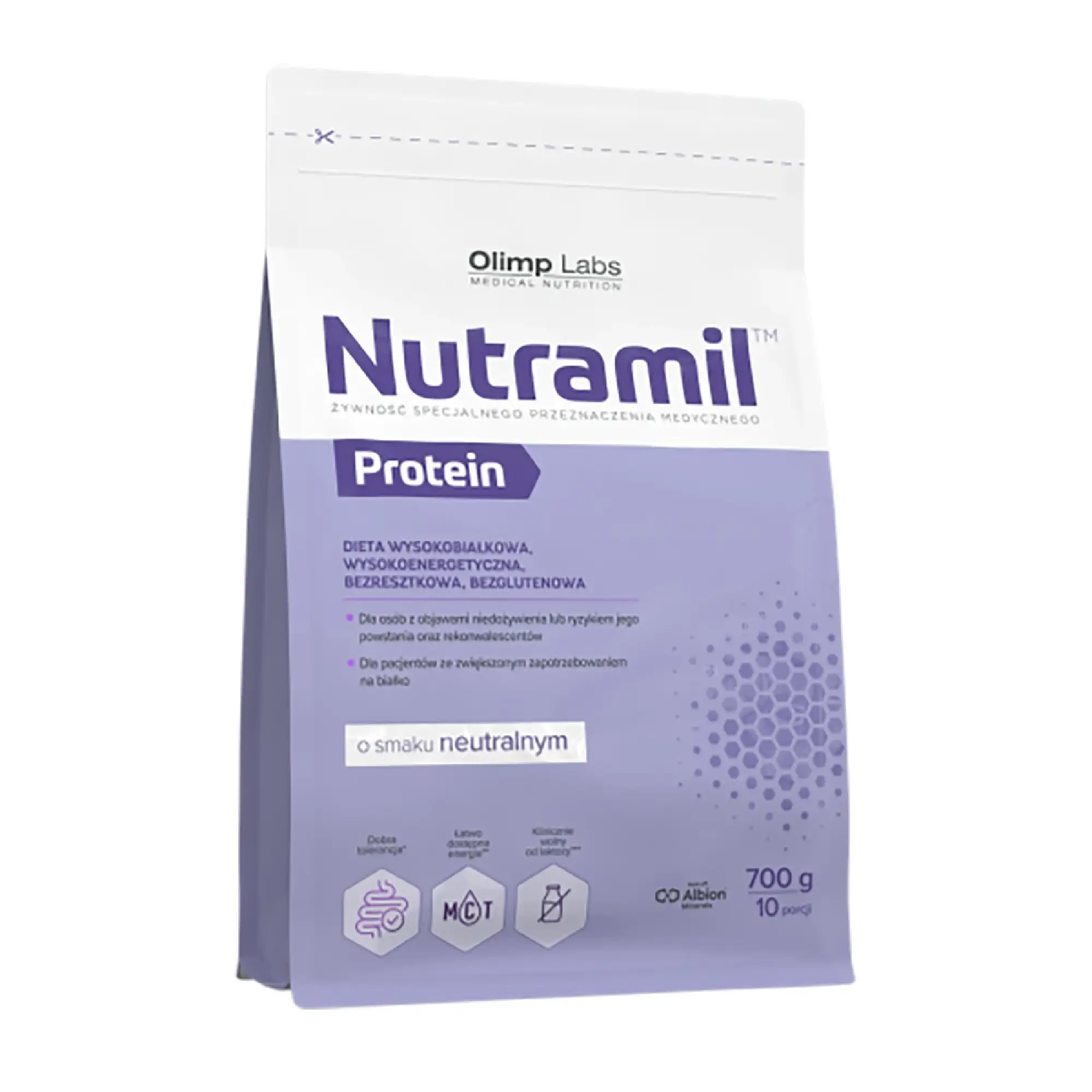 Olimp, Nutramil Complex Protein, o smaku neutralnym, 700 g zdjęcie