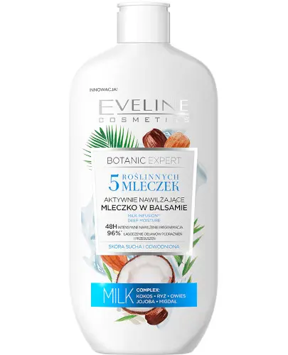 Eveline Botanic Expert aktywnie nawilżające mleczko do ciała w balsamie, 350 ml zdjęcie