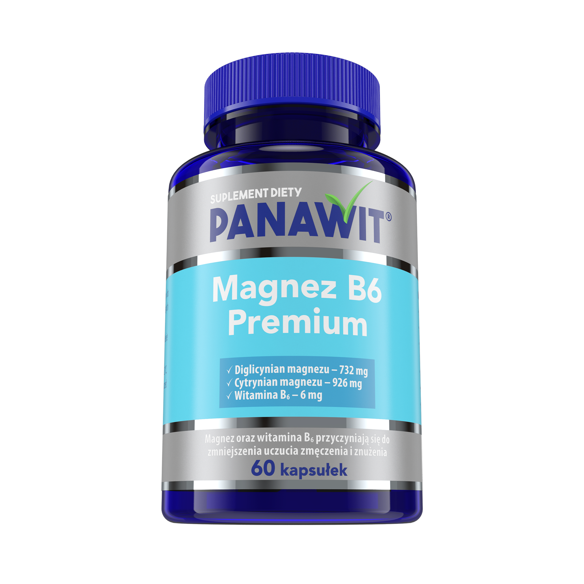 Panawit Magnez B6 Premium, kapsułki, 60 sztuk