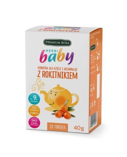 HERBI BABY Herbatka dla dzieci i niemowląt z rokitnikiem - 20 saszetek zdjęcie