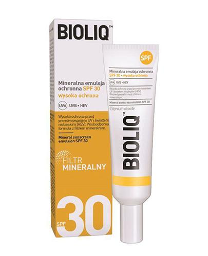 Bioliq SPF Mineralna Emulsja ochronna SPF 30, 30ml, cena, opinie, skład  zdjęcie