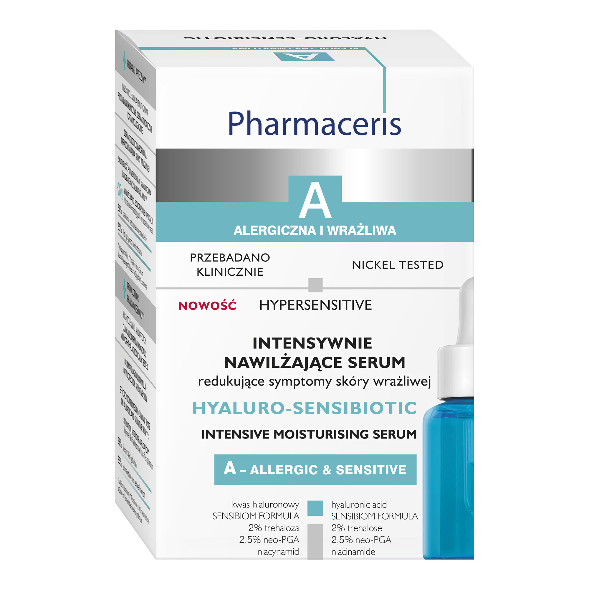 Pharmaceris A Hyaluro-Sensibiotic, serum intensywnie nawilżające, 30 ml zdjęcie