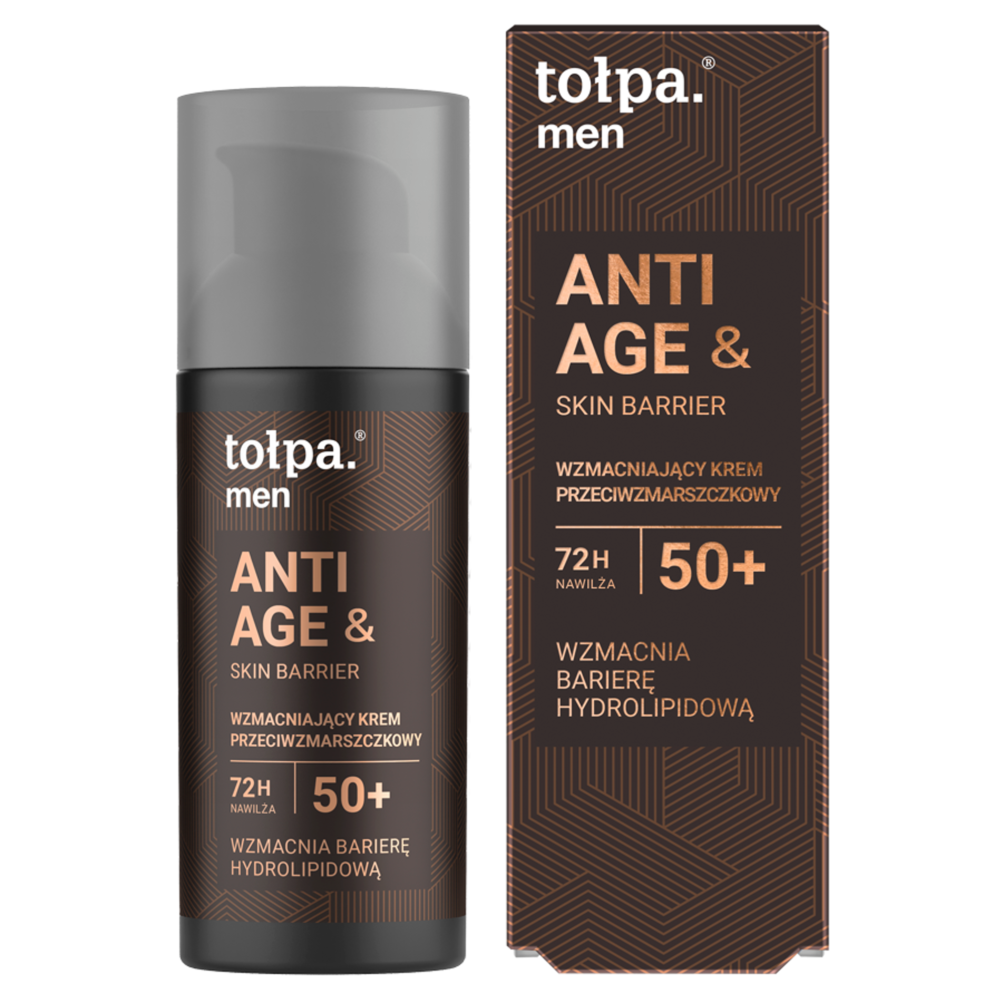 Tołpa Men Anti Age&Skin Barrier Wzmacniający krem przeciwzmarszczkowy 50+, 50 ml zdjęcie