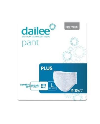 Dailee Pant Premium Plus majtki chłonne rozmiar L, 15 sztuk zdjęcie