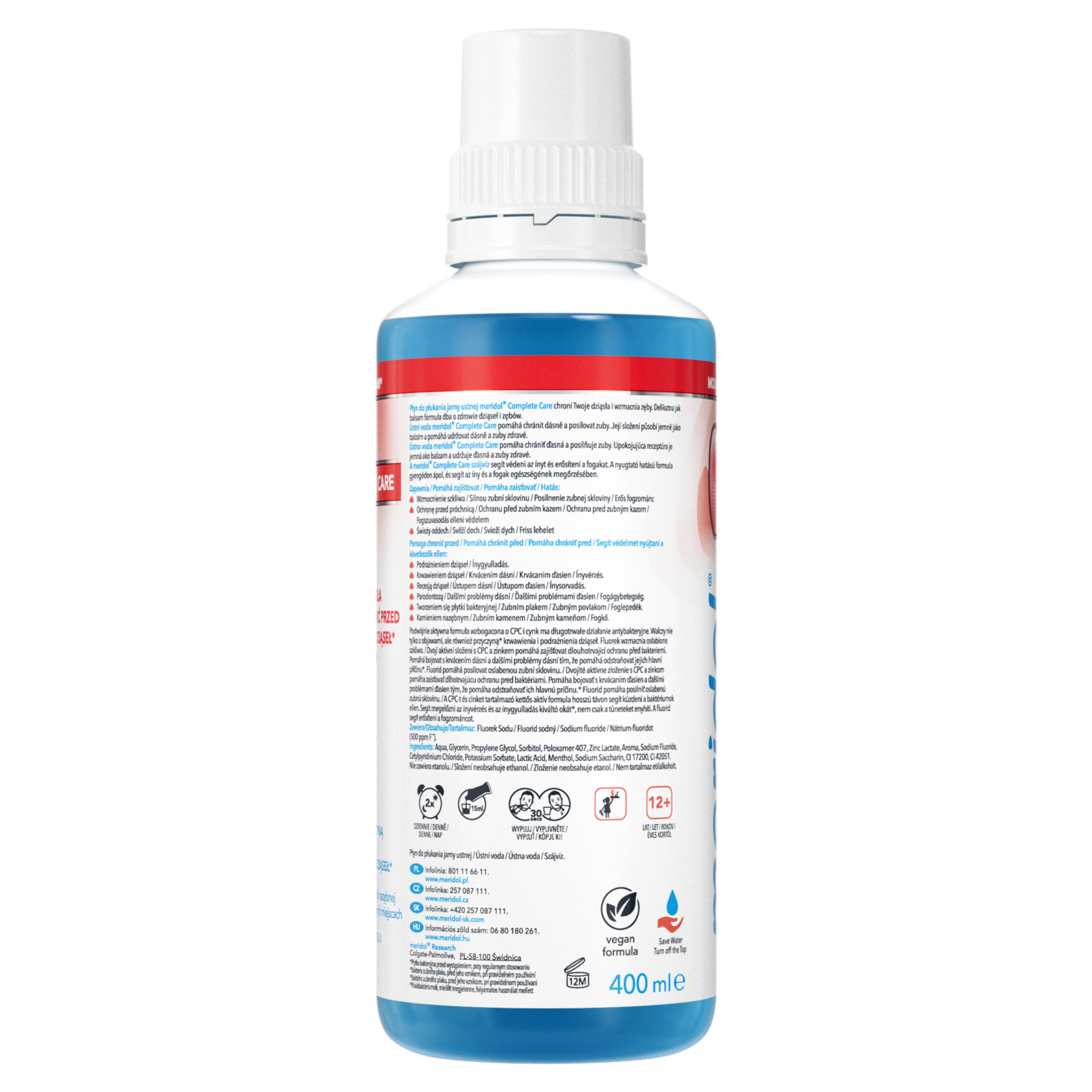 Meridol Complete Care Płyn do płukania jamy ustnej 400 ml