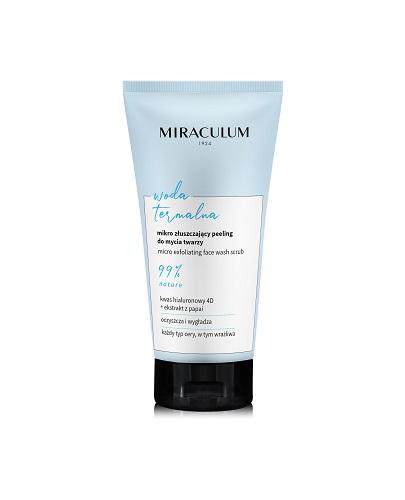 Miraculum Woda Termalna Mikro złuszczający peeling do mycia twarzy - 150 ml - cena, opinie, właściwości  zdjęcie