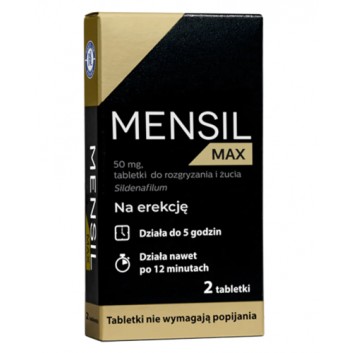 Mensil Max (Sildenafil 50mg) lek na erekcję 2 tabletki