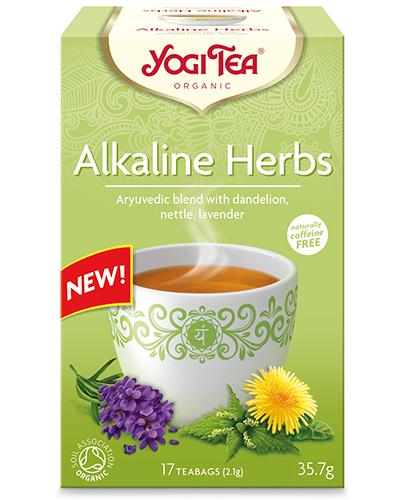 Yogi Tea Organic ALKALINE HERBS Zioła alkaliczne BIO, 17 saszetek zdjęcie