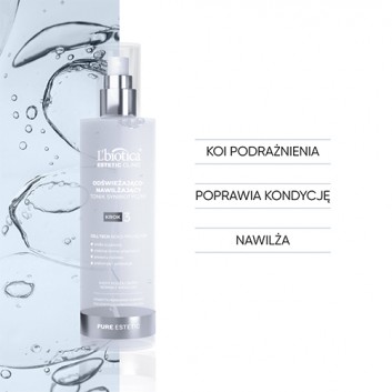 Lbiotica Estetic Clinic Pure Estetic krok 3 tonik synbiotyczny odświeżająco-nawilżający 200 ml