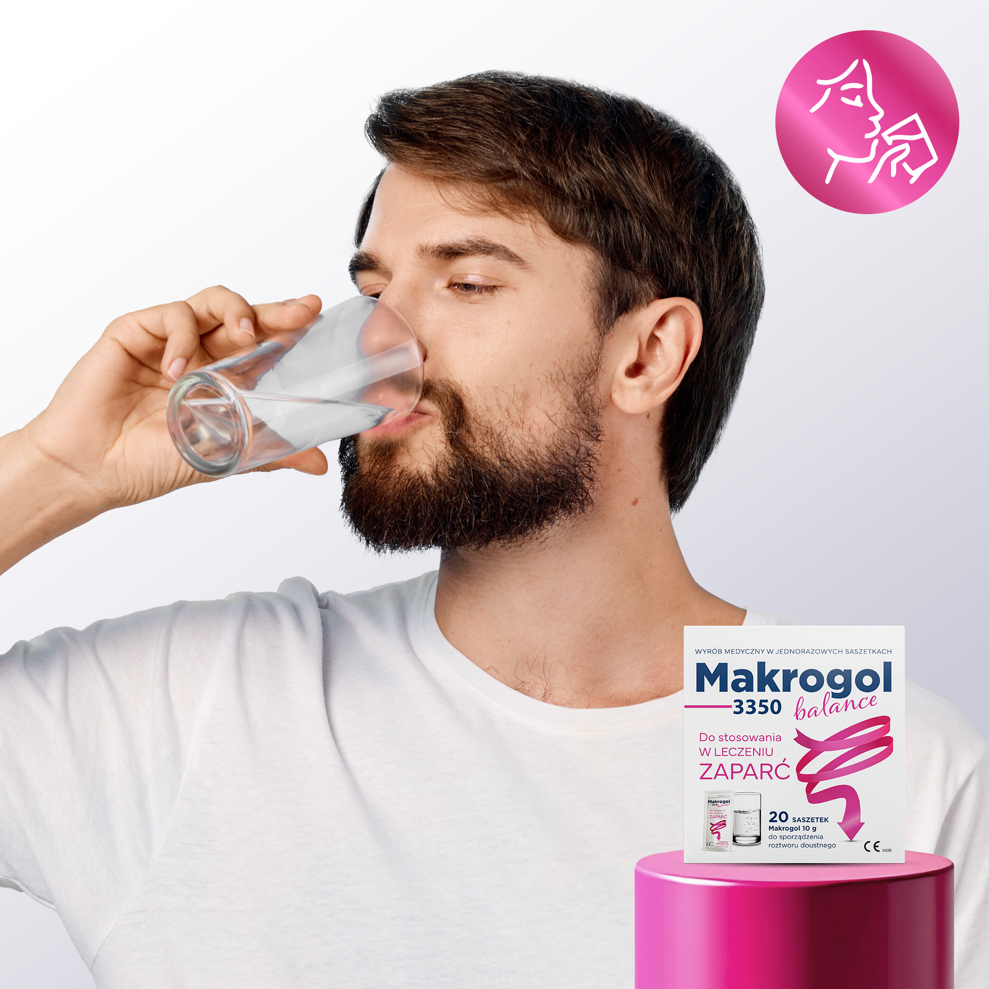 Makrogol 3350 balance, saszetki, 20 sztuk