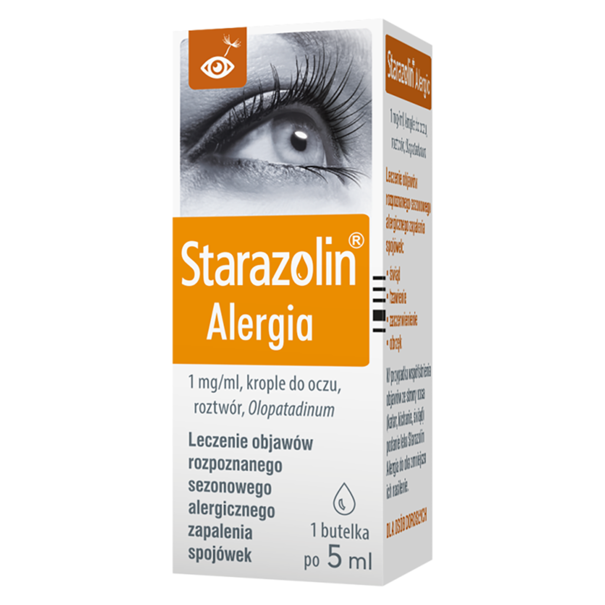 Starazolin Alergia 1 mg/ml krople do oczu 5 ml zdjęcie