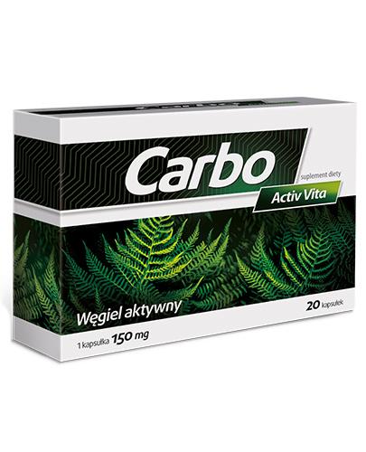 Aflofarm Carbo Activ Vita, kapsułki, 20 sztuk zdjęcie