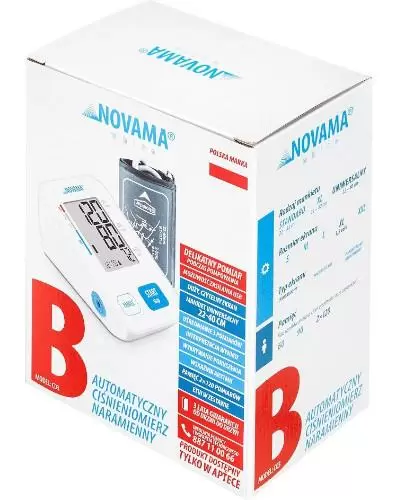 Novama White B ciśnieniomierz autmatyczny naramienny 1 sztuka zdjęcie