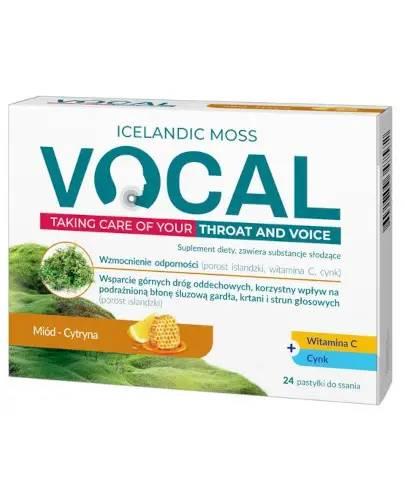 Vocal miód-cytryna, 24 pastylki zdjęcie