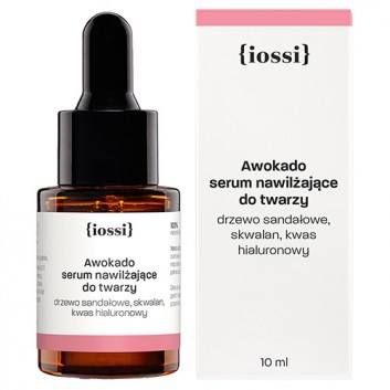 Iossi Awokado Serum nawilżające  do twarzy, 10 ml 