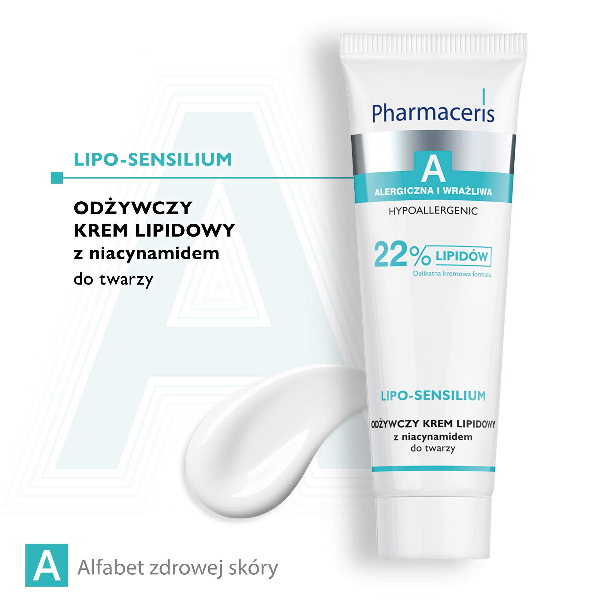 PHARMACERIS A LIPO-SENSILIUM, multilipidowy krem odżywczy do twarzy, 50 ml