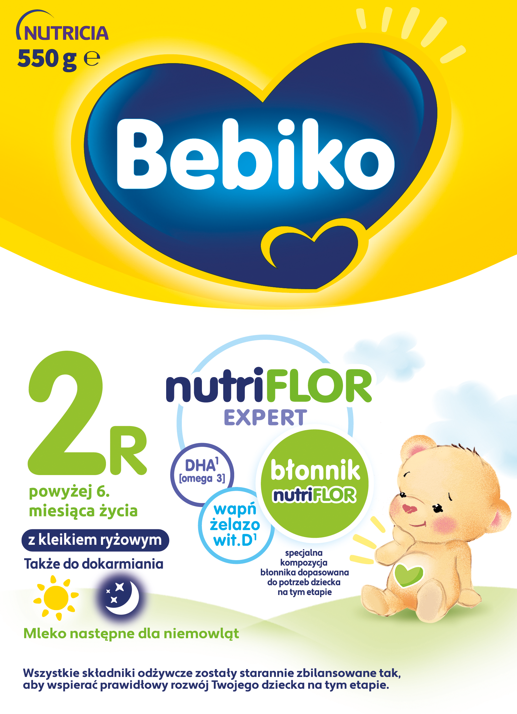 Bebiko 2R, mleko w proszku, 550 g zdjęcie