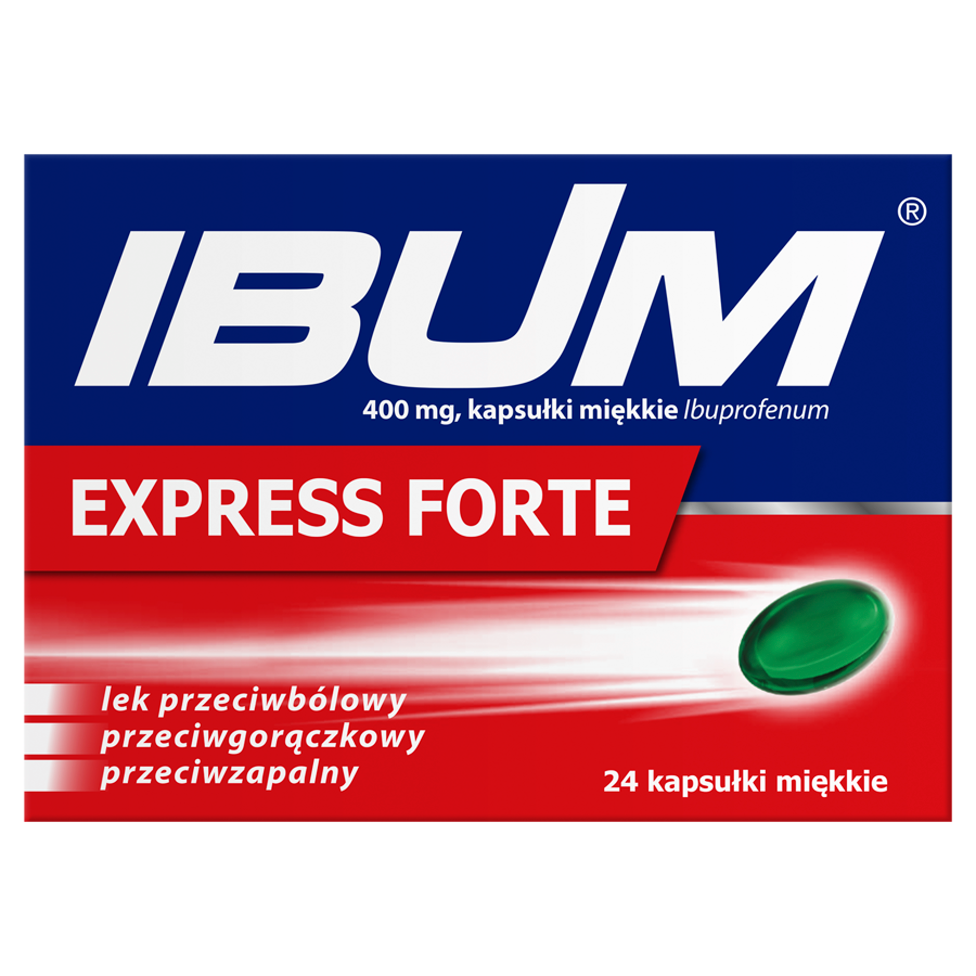 Ibum Express Forte, 400 mg, kapsułki miękkie, 24 sztuk zdjęcie