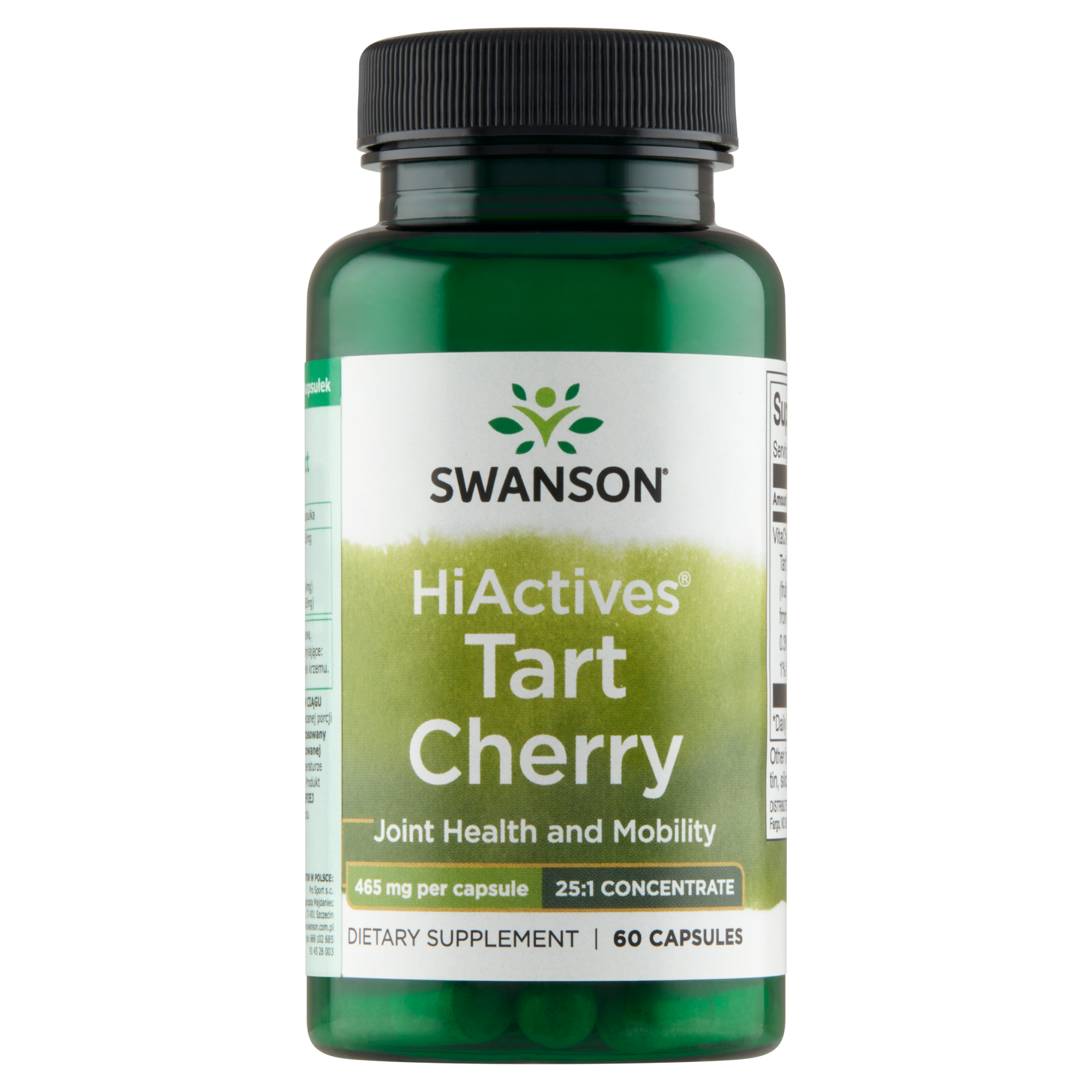 SWANSON HiActives Tart Cherry extract, 60 kapsułek zdjęcie