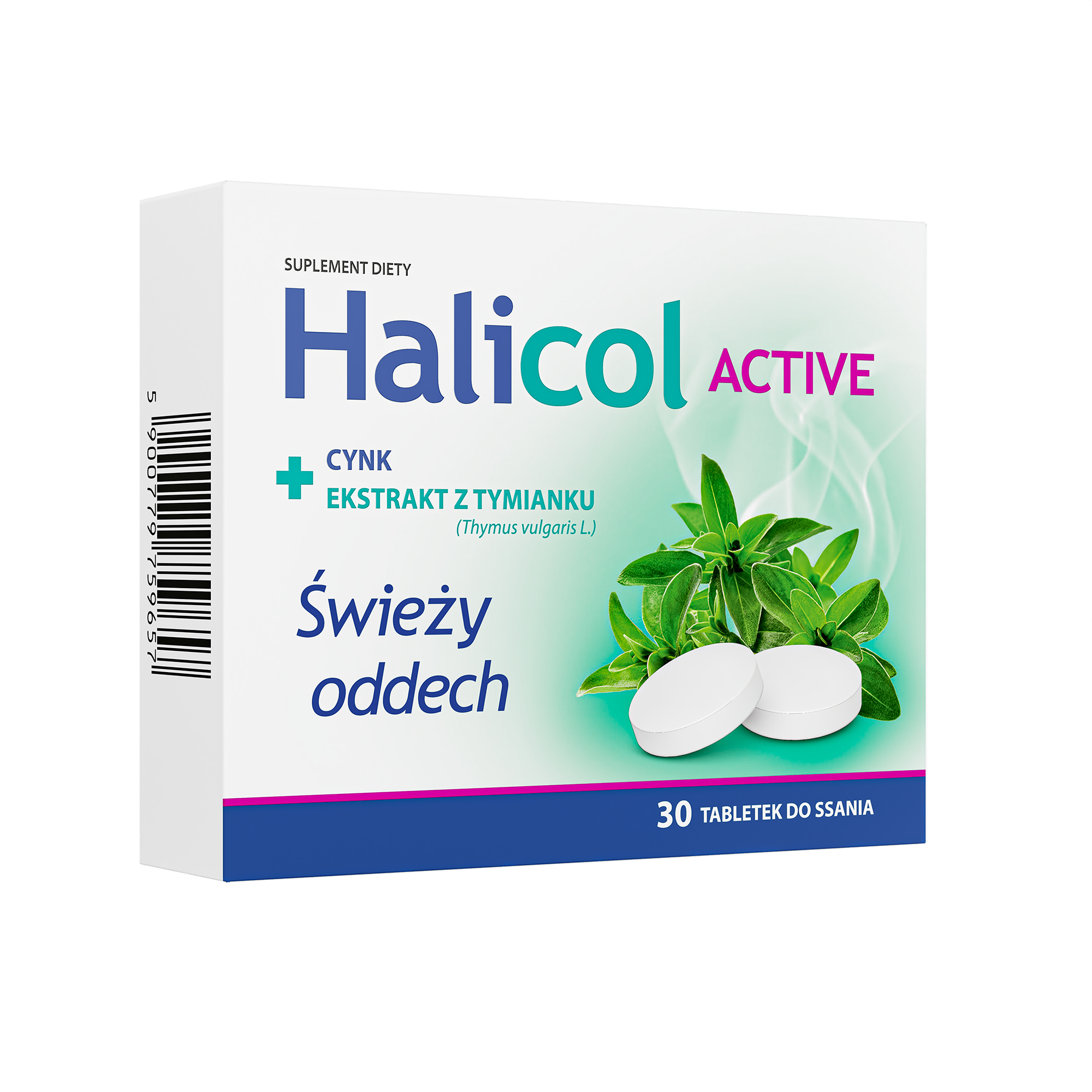 Halicol Active, tabletki do ssania, 30 sztuk