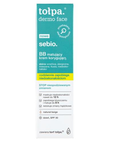 Tołpa Dermo Face Sebio. BB matujący krem korygujący 40 ml zdjęcie