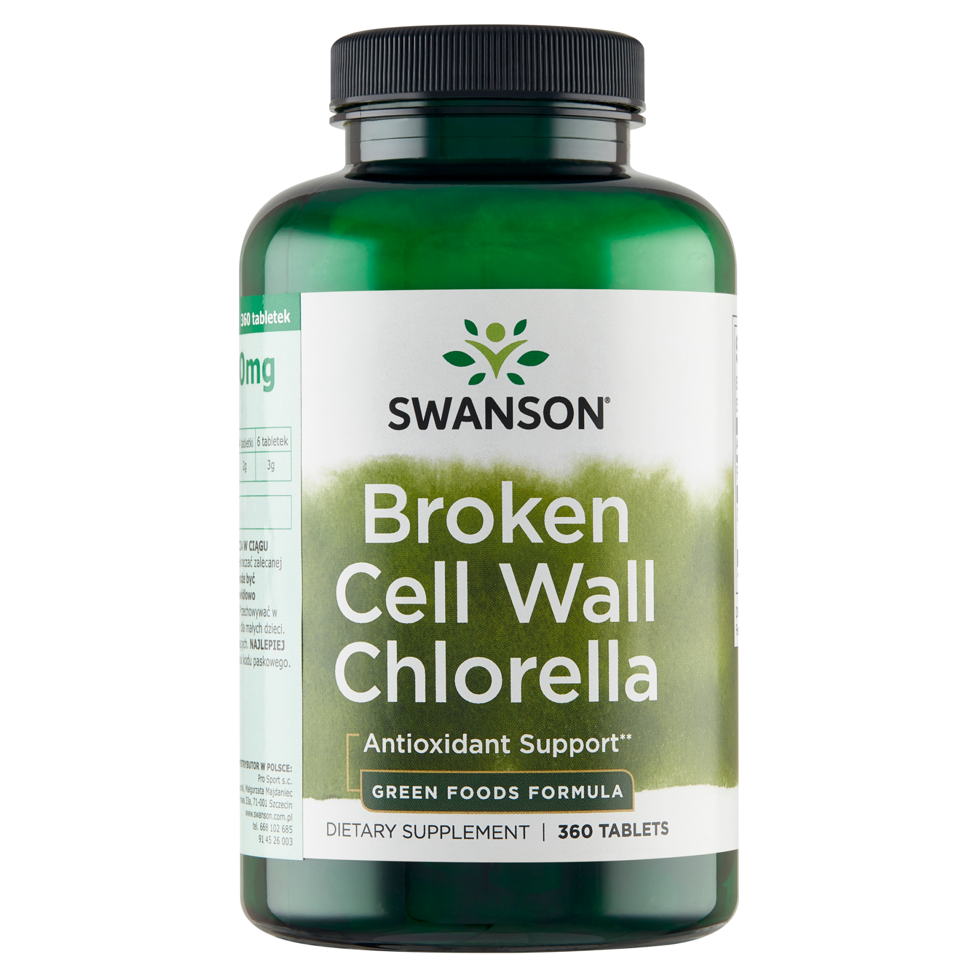 SWANSON Chlorella, 360 tabletek zdjęcie