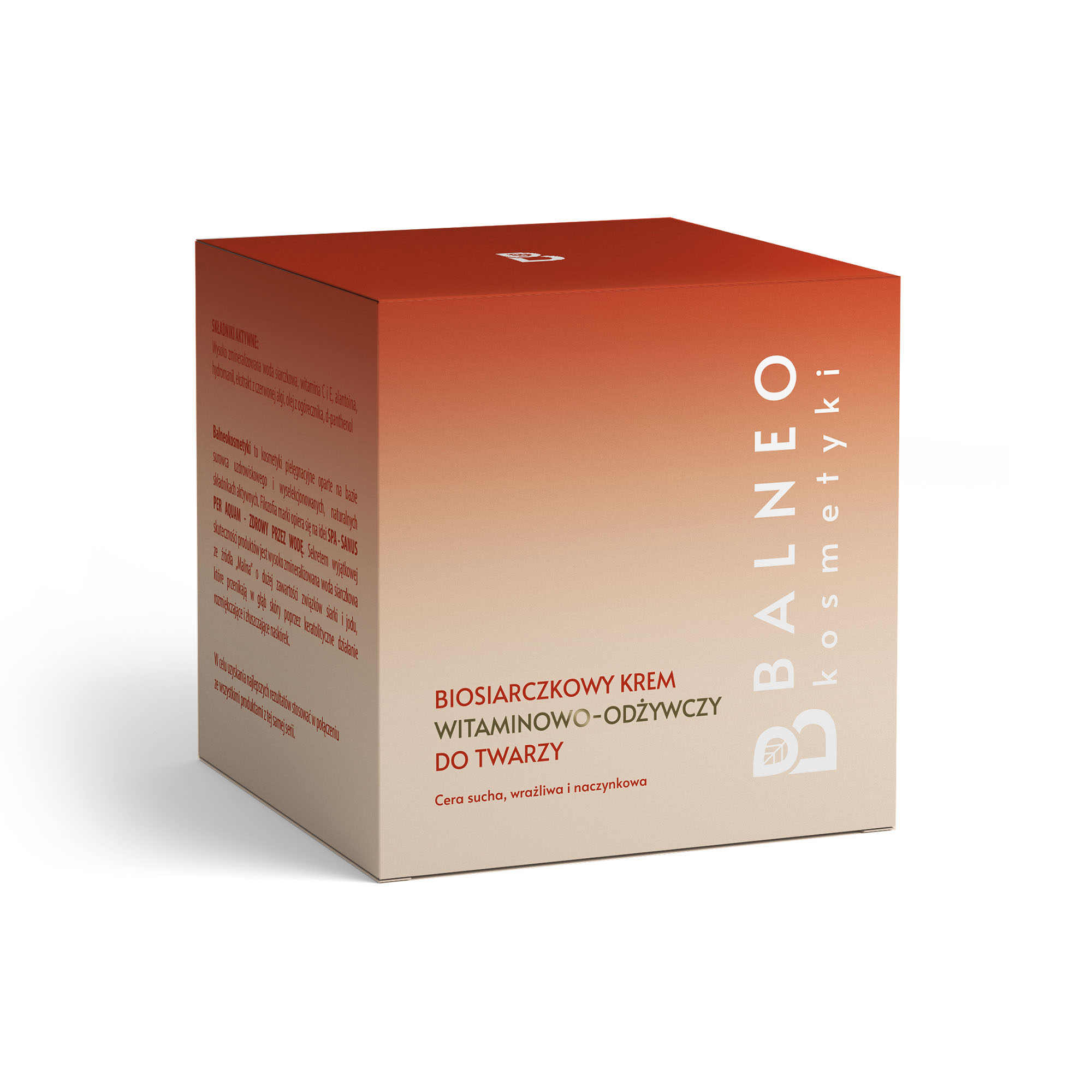 Balneokosmetyki Biosiarczkowy krem witaminowo-odżywczy do twarzy, 50 ml zdjęcie