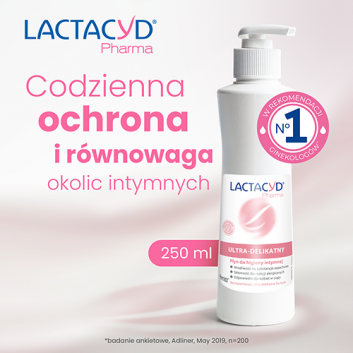LACTACYD Pharma, płyn do higieny intymnej Ultra-delikatny, 250 ml