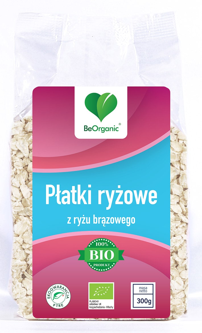 BeOrganic, Płatki ryżowe Eko, 300 g zdjęcie
