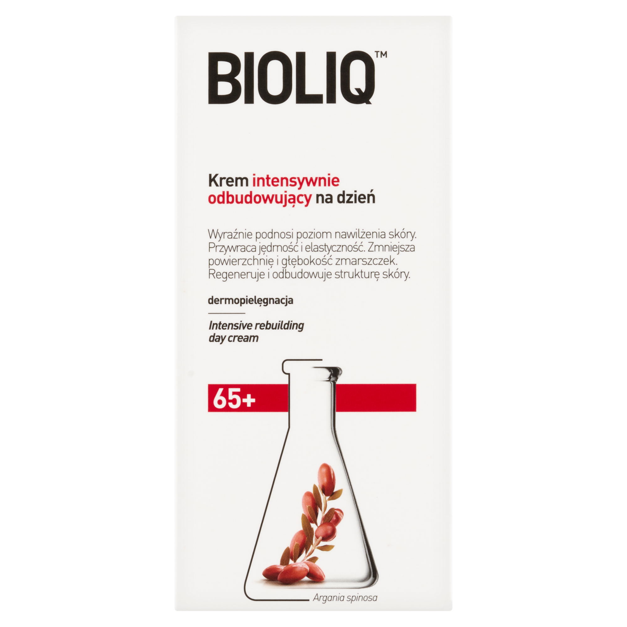 Bioliq 65+ Krem intensywnie odbudowujący na dzień - 50 ml - cena, opinie, właściwości  zdjęcie