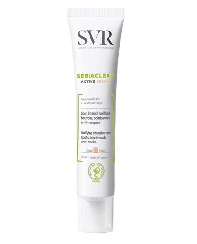 SVR Sebiaclear Active Teinte ujednolicający krem aktywny redukujący zmiany trądzikowe 40 ml zdjęcie