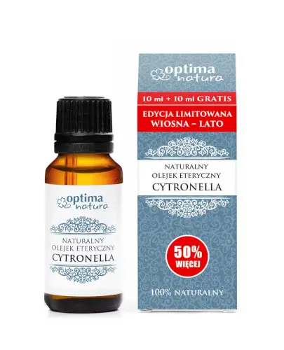 OPTIMA NATURA Naturalny olejek eteryczny Cytronella, 10 ml zdjęcie