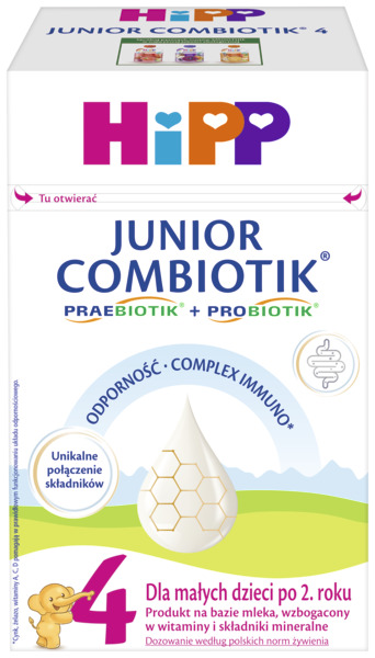 HiPP 4 Junior Combiotik mleko dla małych dzieci po 2 roku 550 g zdjęcie