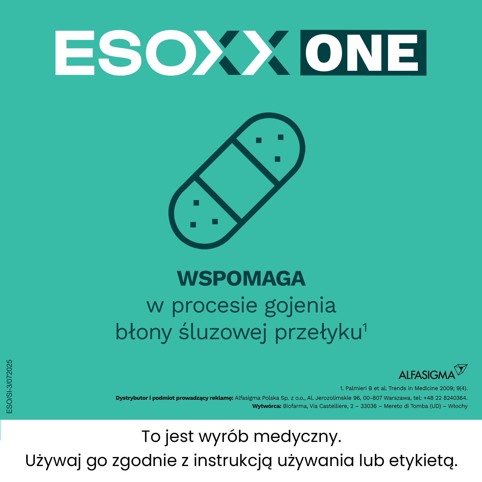 Esoxx One, saszetki 10 ml, 20 sztuk
